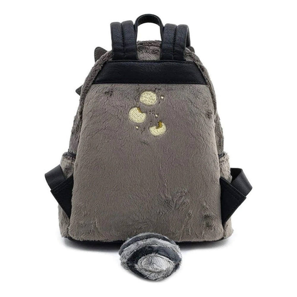 NWT Loungefly Disney Meeko Pocahontas Raccoon Cosplay Soft Backpack - Picture 2 of 5